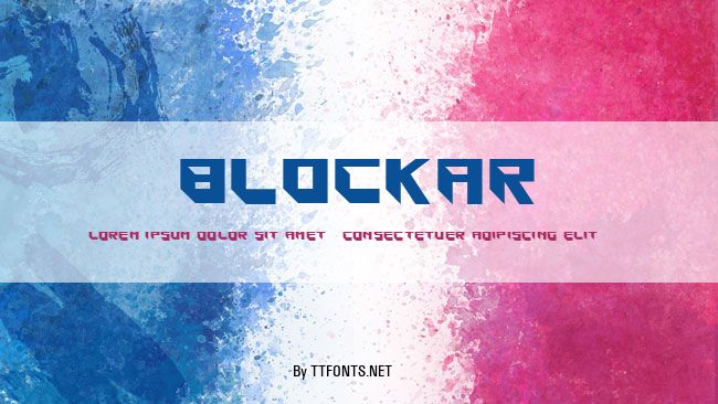 Blockar example