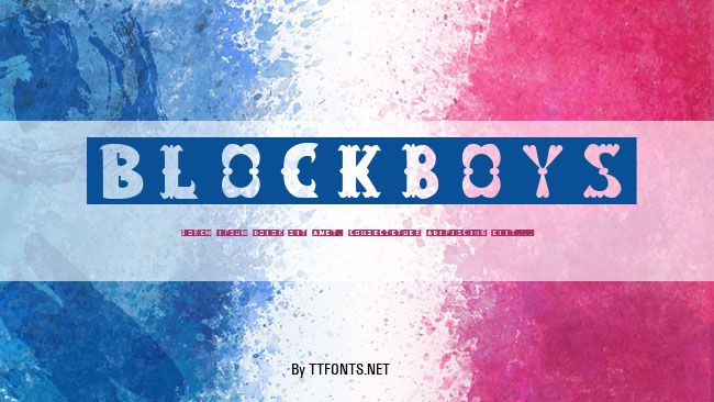 Blockboys example