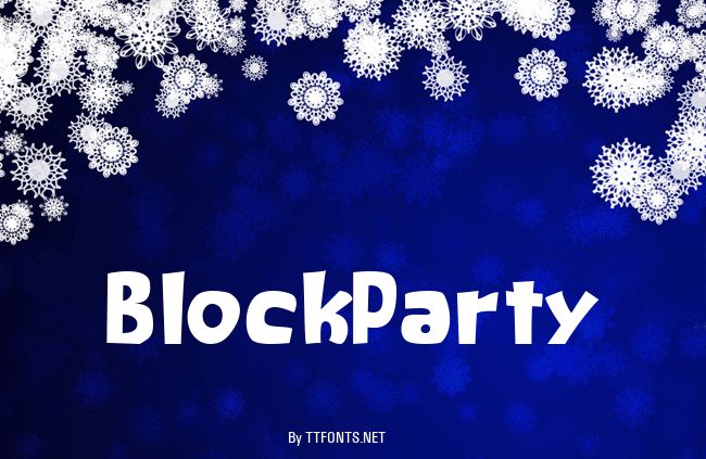 BlockParty example