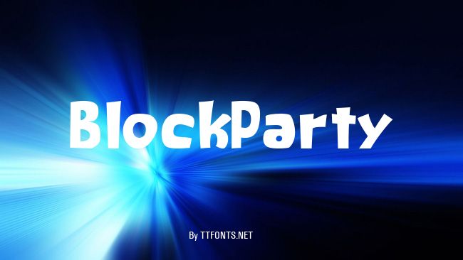 BlockParty example