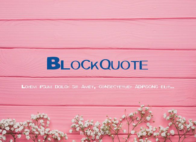 Blockquote example