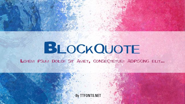 Blockquote example