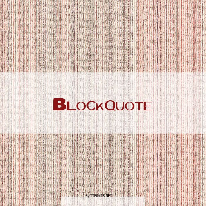 Blockquote example