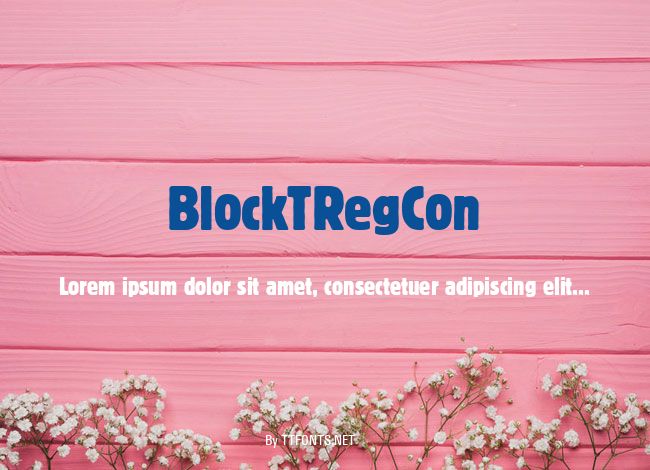 BlockTRegCon example