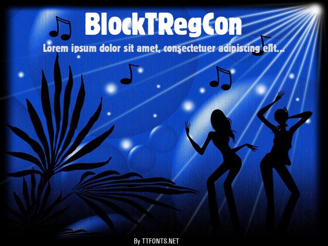 BlockTRegCon example