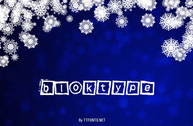Bloktype example