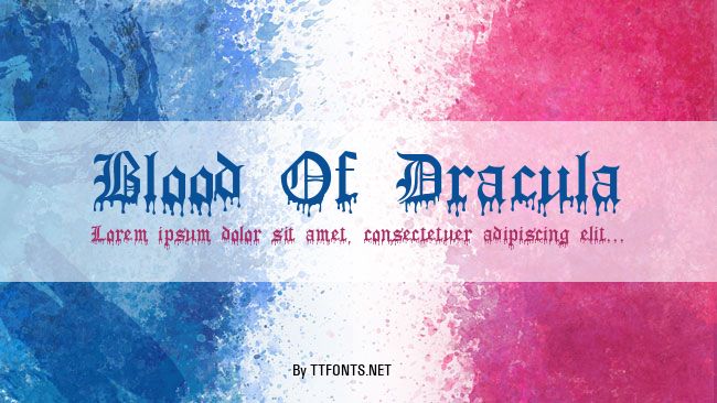 Blood Of Dracula example