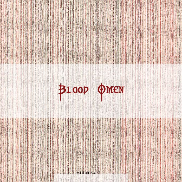 Blood Omen example