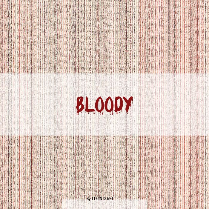 Bloody example