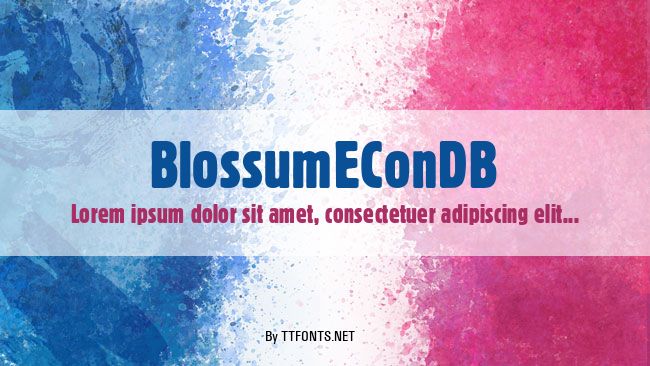 BlossumEConDB example