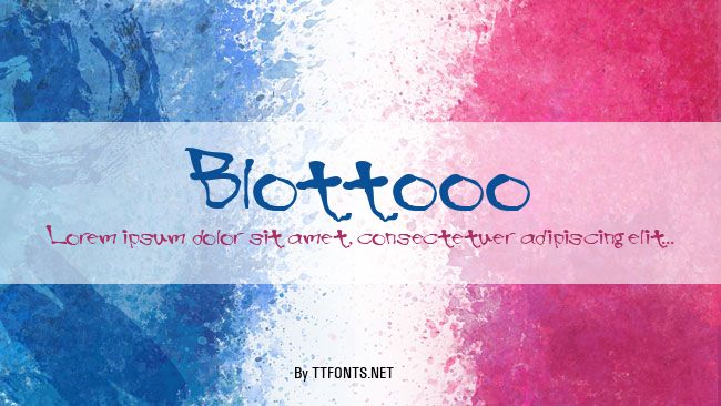 Blottooo example