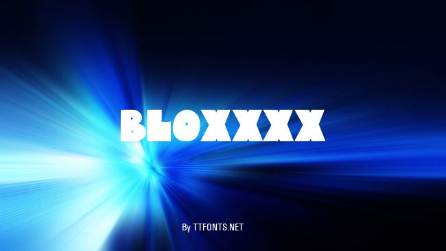 Bloxxxx example