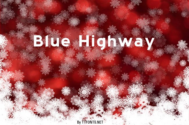 Blue Highway example