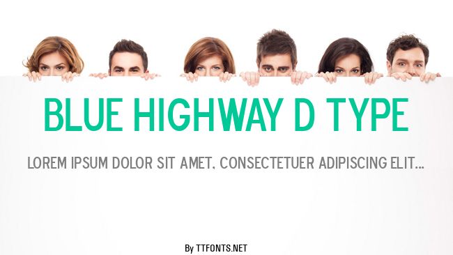 Blue Highway D Type example