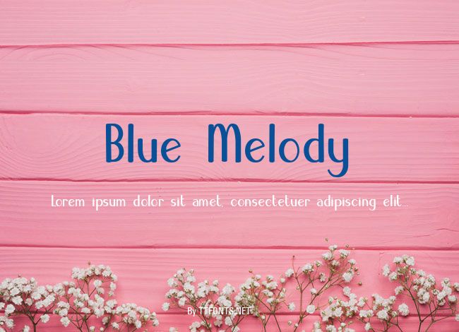Blue Melody example