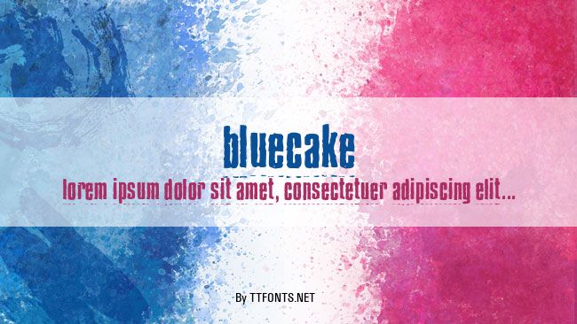 BlueCake example