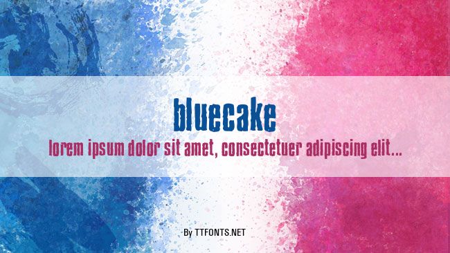 BlueCake example