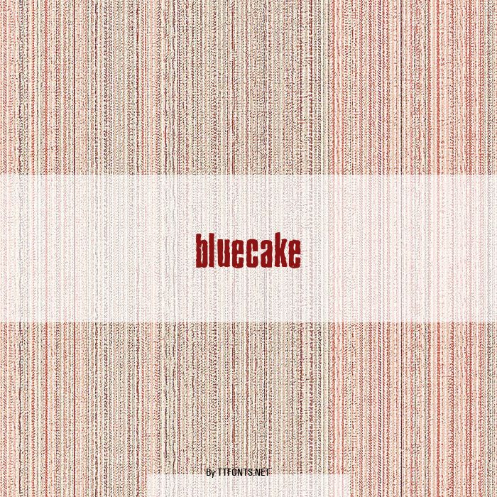 BlueCake example