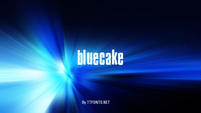 BlueCake example