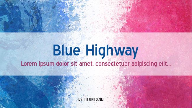 Blue Highway example