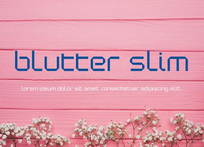 Blutter Slim example
