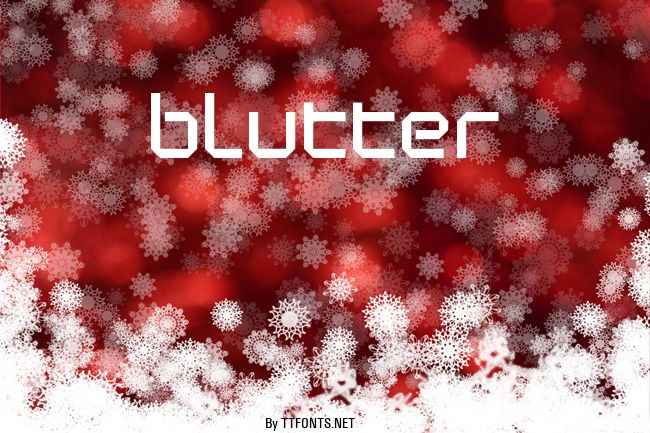 Blutter example