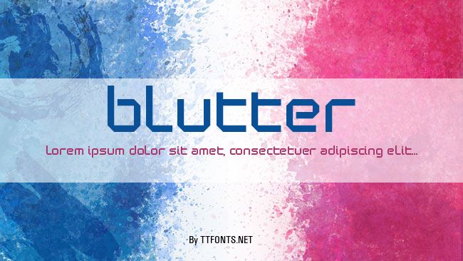 Blutter example