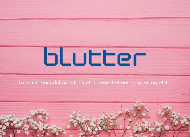 Blutter example