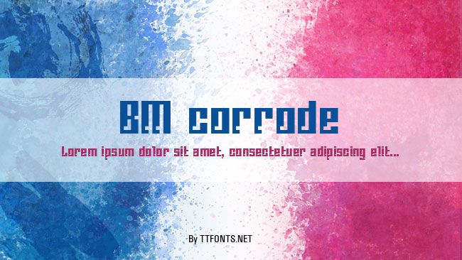 BM corrode example