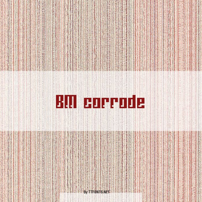 BM corrode example