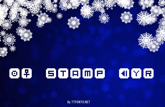 BM stamp Cyr example