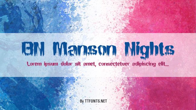 BN Manson Nights example