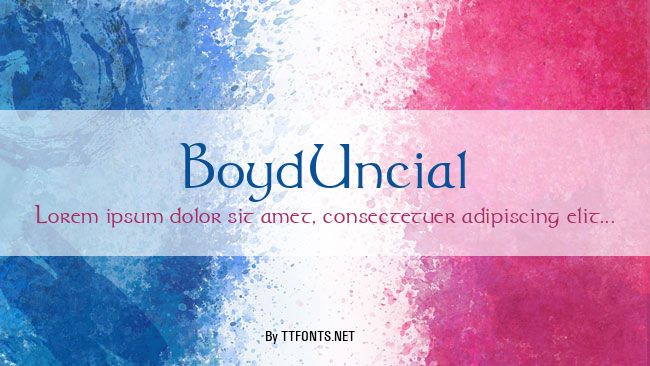 BoydUncial example