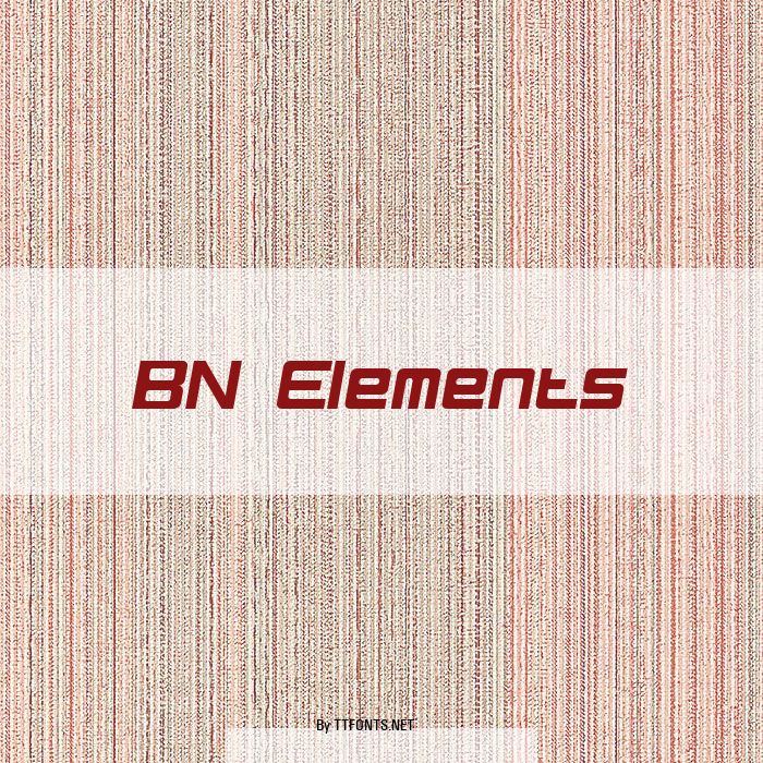 BN Elements example
