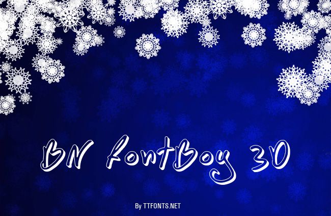 BN FontBoy 3D example