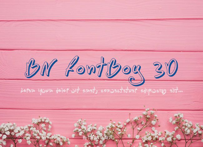 BN FontBoy 3D example