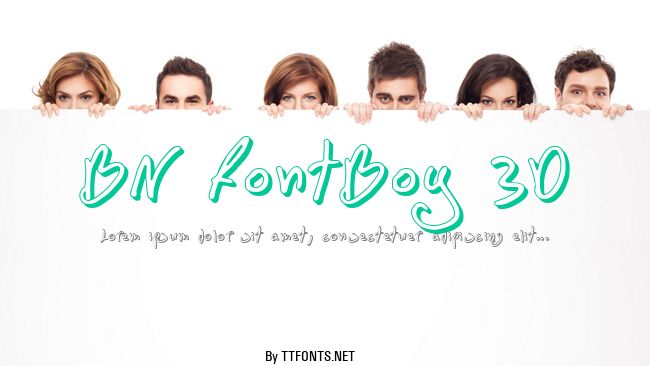 BN FontBoy 3D example