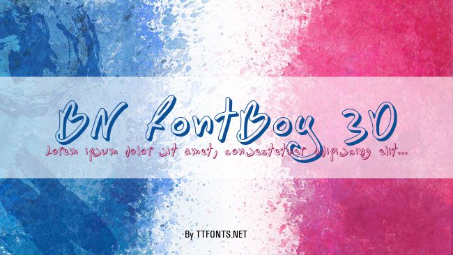 BN FontBoy 3D example