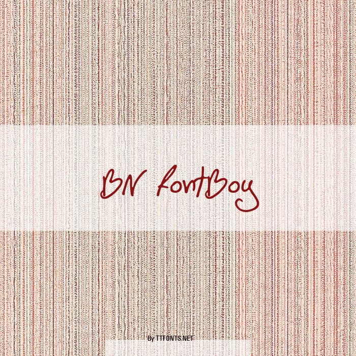 BN FontBoy example