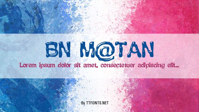BN M@TAN example