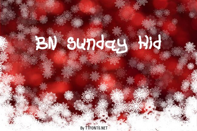 BN Sunday Kid example