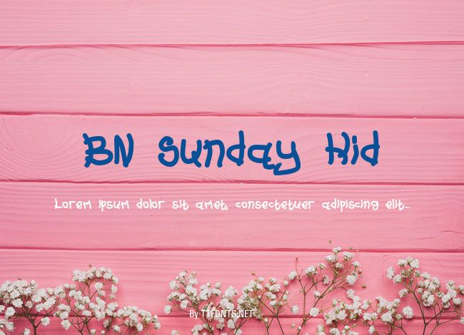BN Sunday Kid example