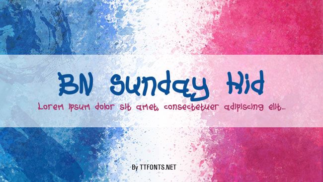 BN Sunday Kid example