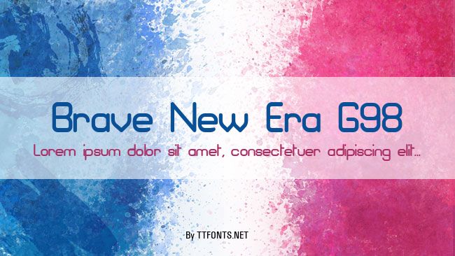 Brave New Era G98 example
