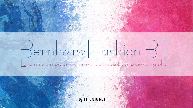BernhardFashion BT example