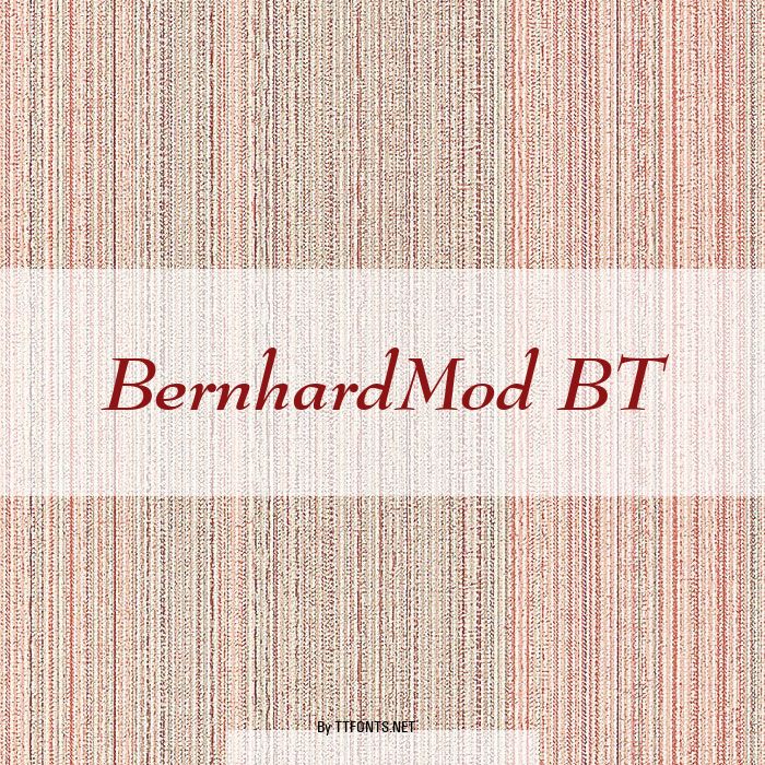 BernhardMod BT example