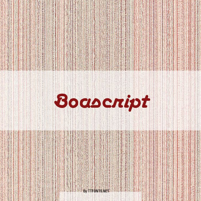 Boascript example