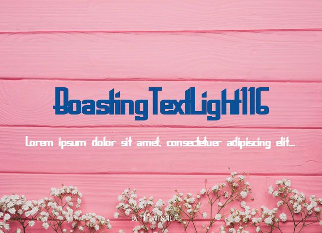 BoastingTextLight116 example