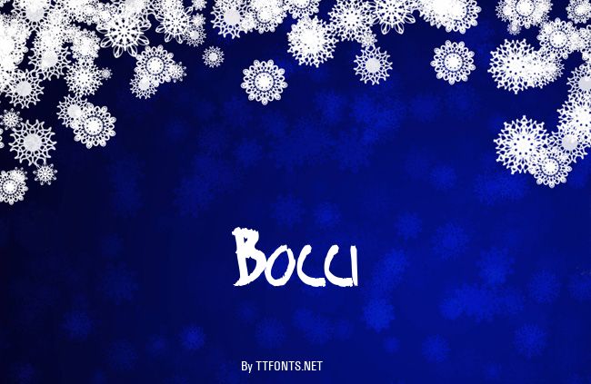 Bocci example