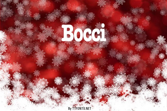 Bocci example